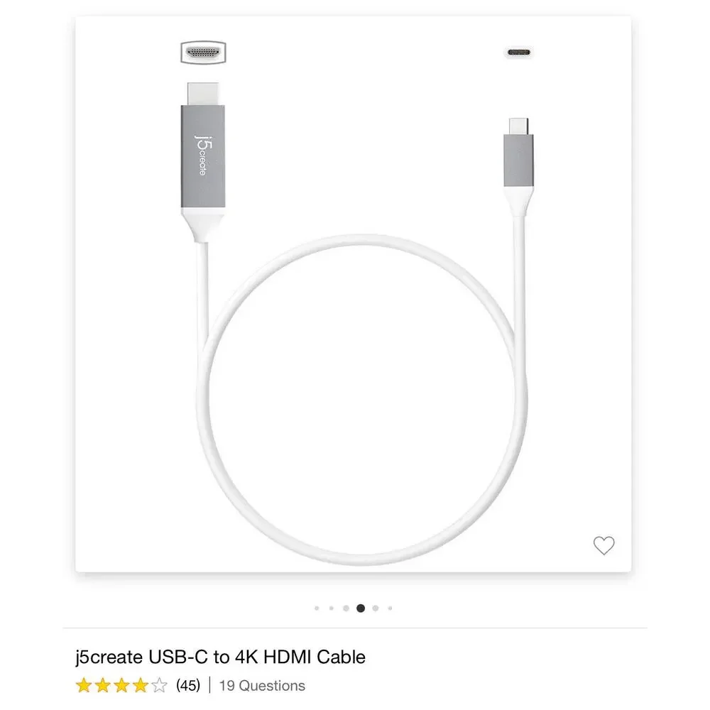 HDMI Usb-C to 4K HDMI Cable